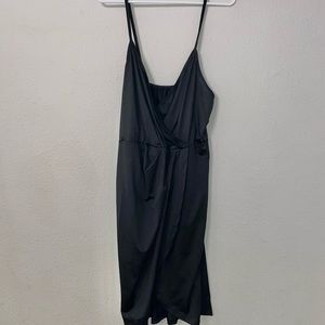 SHEIN Curve black mini dress
